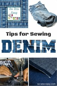 sewing denim