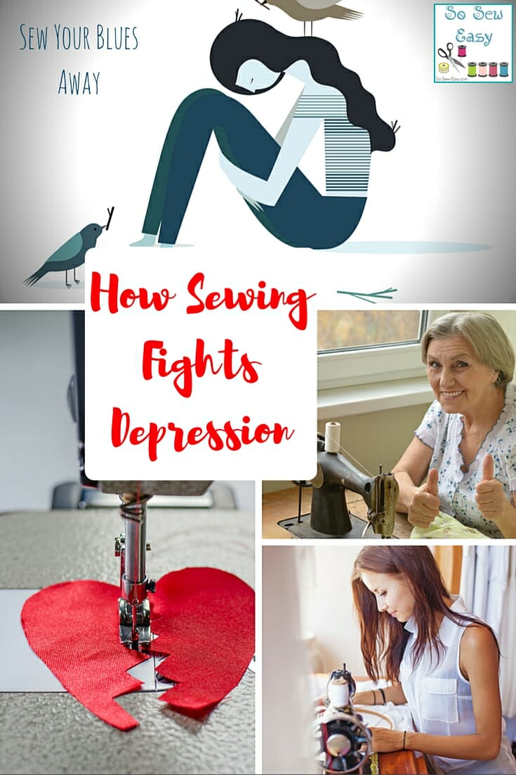 sewing fights depression