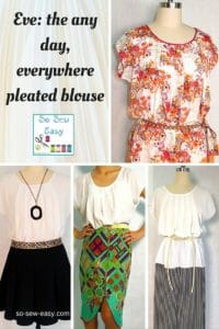 Easy Pleated Blouse Pattern