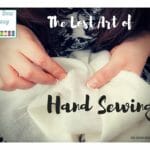 hand sewing