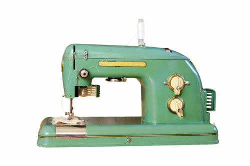 Hong Kong Made Sewing Pattern RARE Blue Sewing Machine Supply Gift for Tailor Vintage Sewing Machine battery powered Sewing Machine