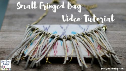 fringed bag video tutorial