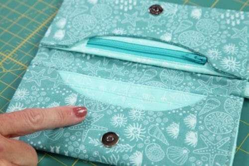 Sewing Wallets: Step by step. Learn lots of new sewing skills and techniques while sewing 3 fun and interesting wallet projects.