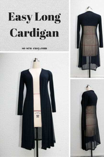 easy long cardigan