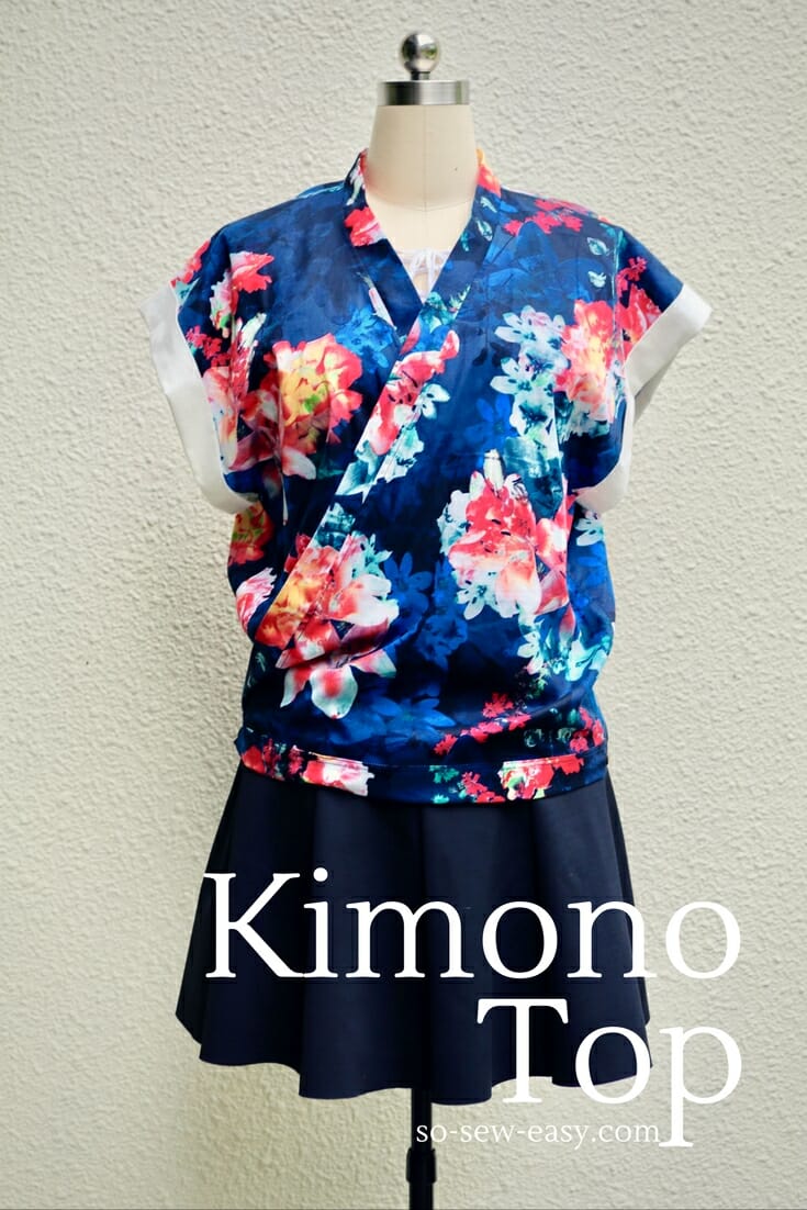 maratón Acelerar Punto de referencia Kimono Top: an Alternative to Wearing Pajamas to Work... | So Sew Easy