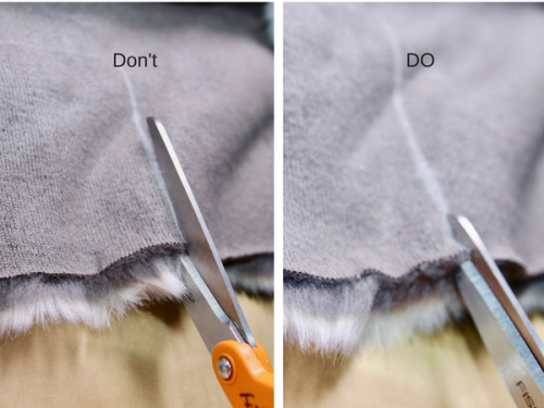 sewing with fur