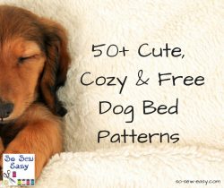 dog bed patterns
