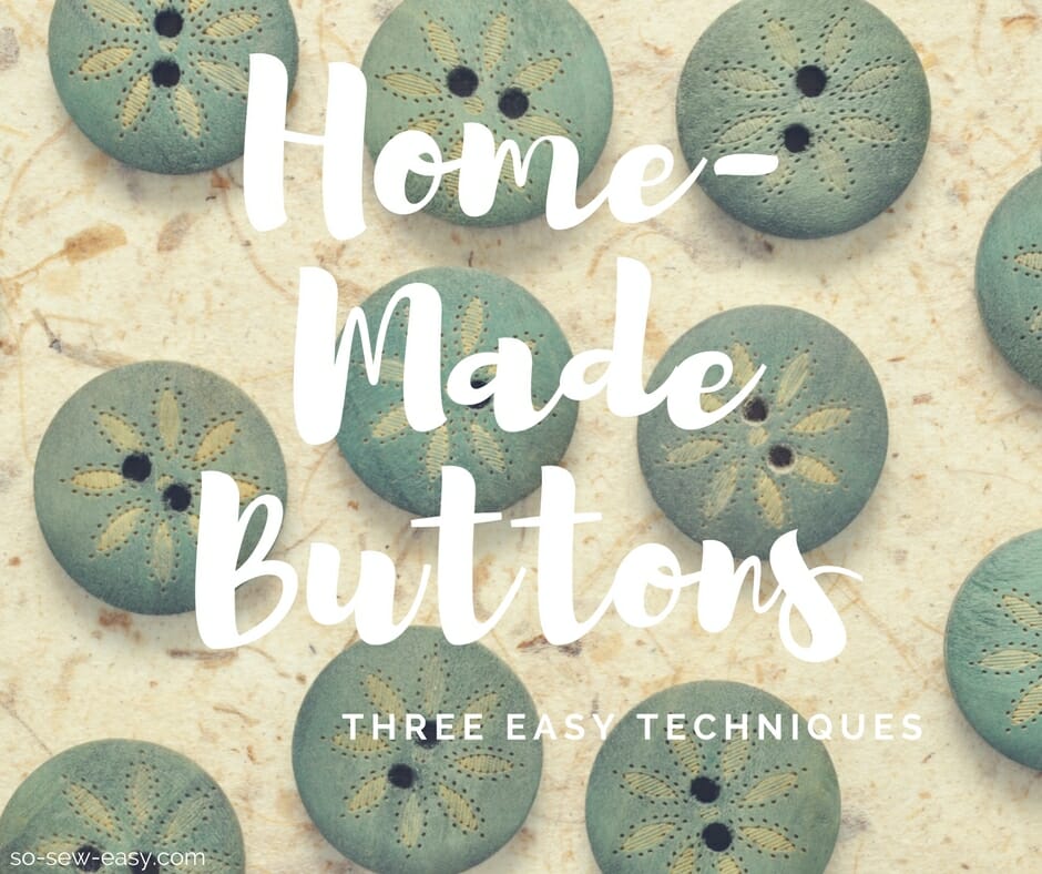 home-made buttons