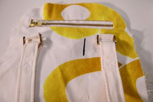 sewing backpack straps