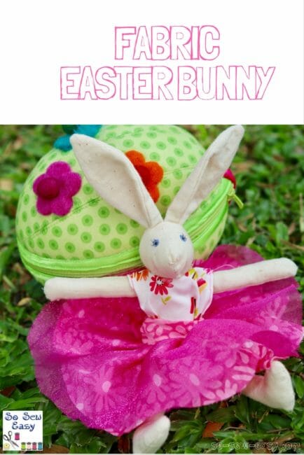 fabric easter bunny