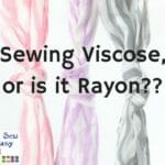 sewing viscose
