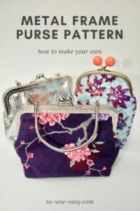 Metal Frame Purse Pattern
