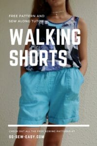 walking shorts pattern