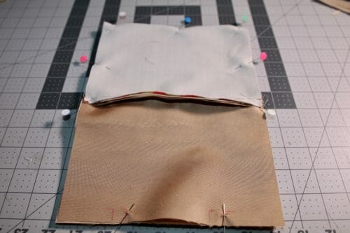 lined pouch