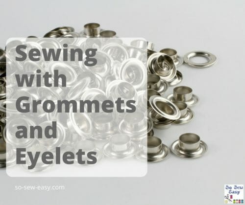sewing with grommets