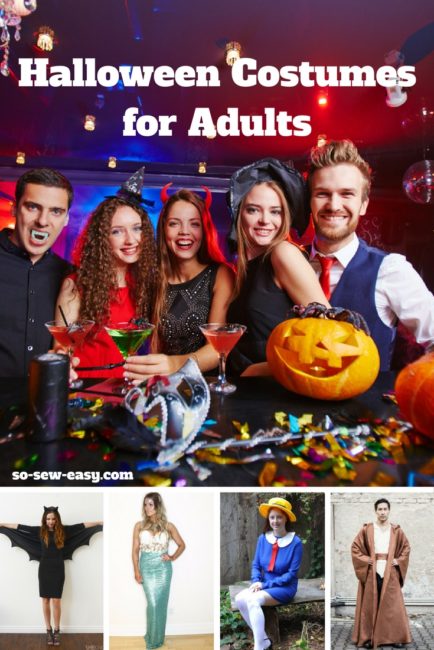 Halloween Costumes for Adults: 15 FREE Sewing Patterns | So Sew Easy