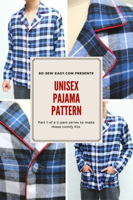 unisex pajama pattern