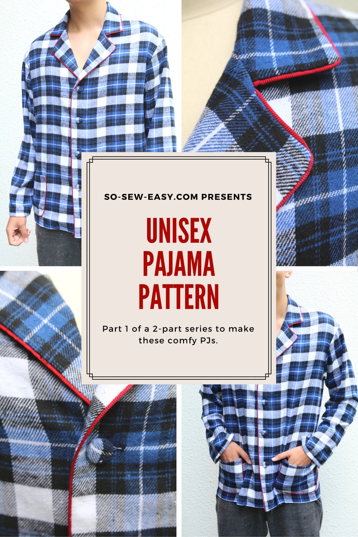 Flannel pajamas pattern sale