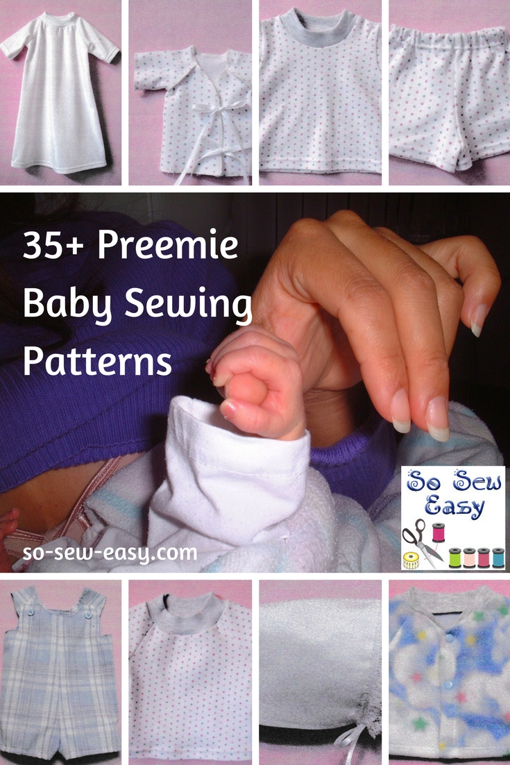 preemie baby sewing patterns