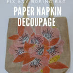 paper napkin decoupage