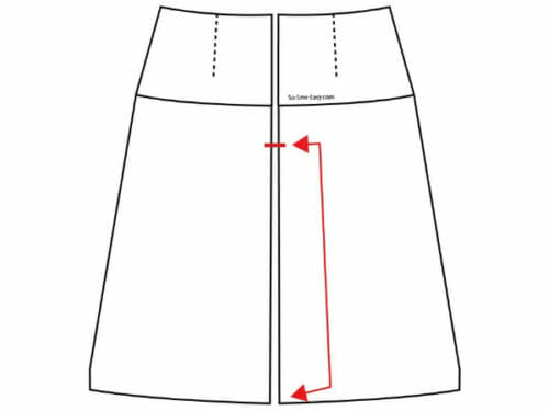 denim midi skirt pattern