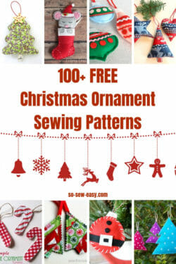 christmas ornament sewing patterns