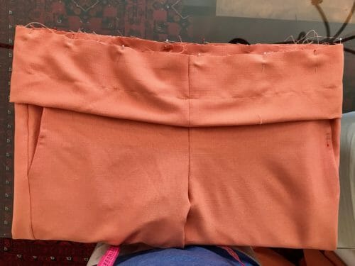 paper bag pants pattern