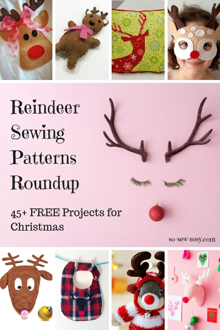 reindeer sewing patterns