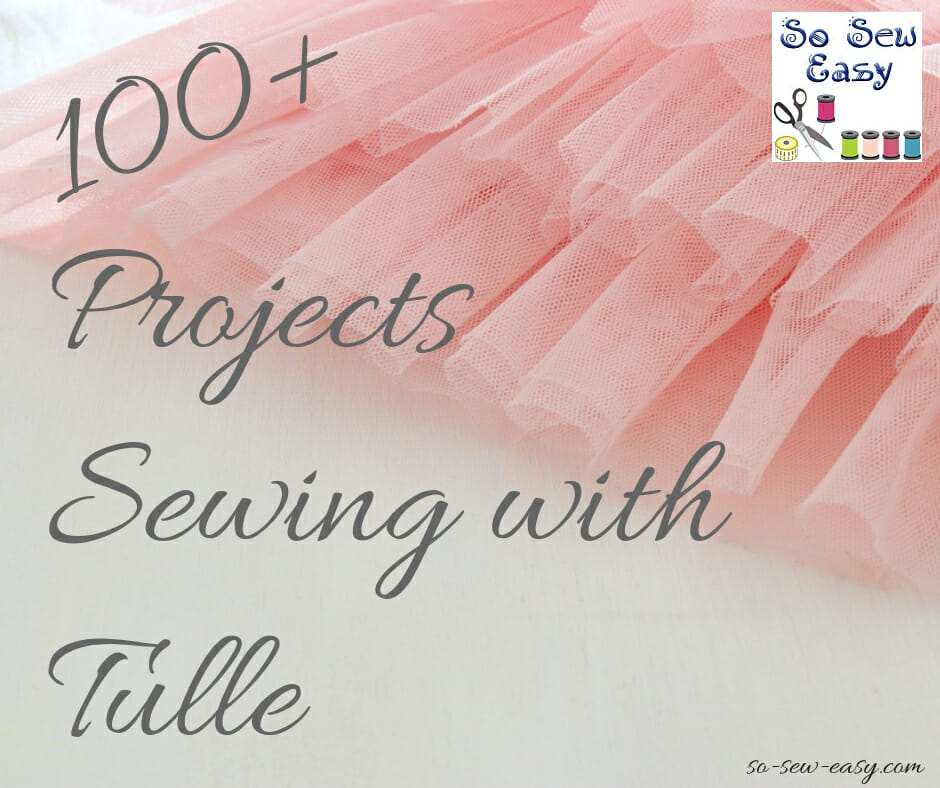 sewing with tulle