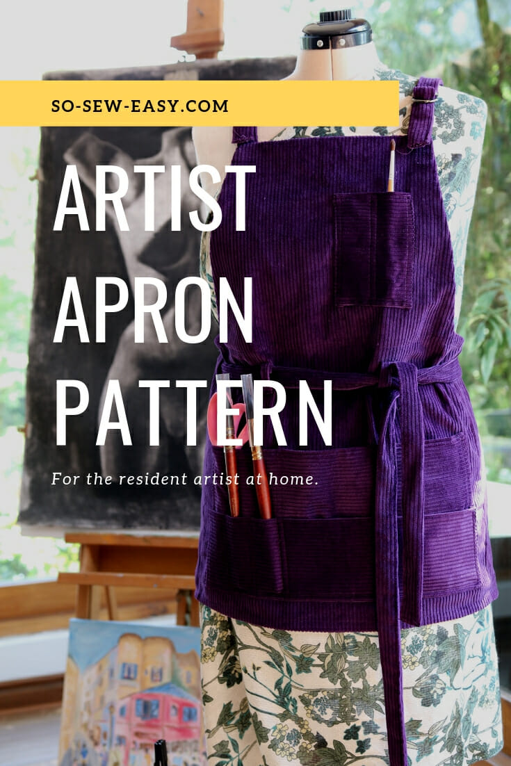 artist apron pattern