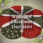 Scalloped Christmas Tree Skirt