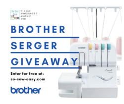 brother serger giveaway