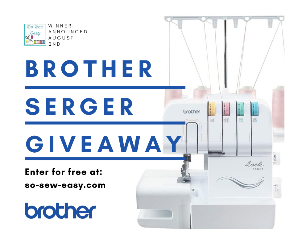 Sew a cover for the Brother 1034d serger