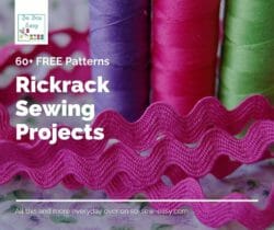 rickrack sewing projects