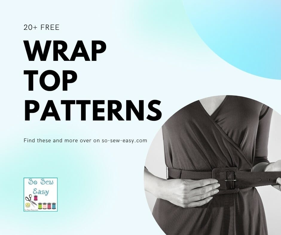 Lettice Wrap Blouse PDF Sewing Pattern