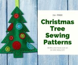 christmas tree sewing patterns
