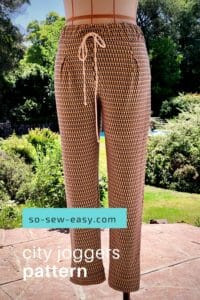 City Joggers Pattern
