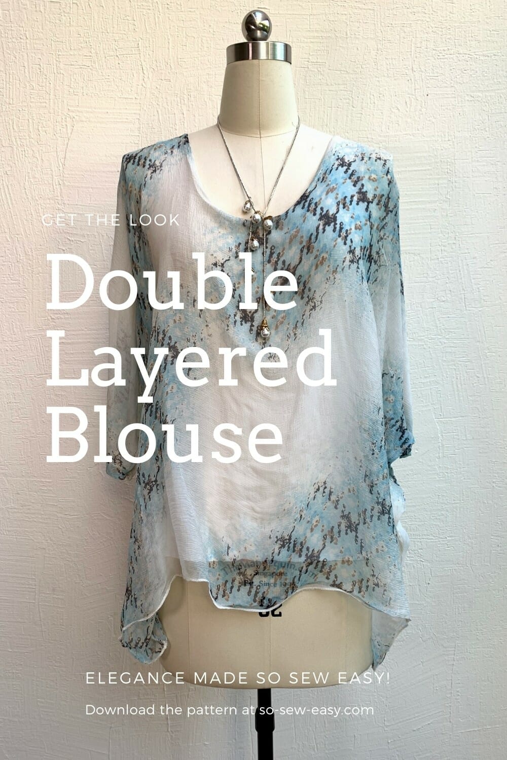 doubled layered blouse