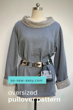 oversized pullover top