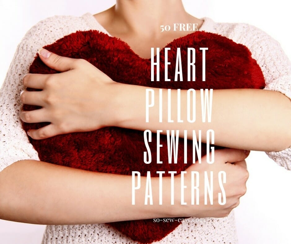 heart pillow sewing patterns