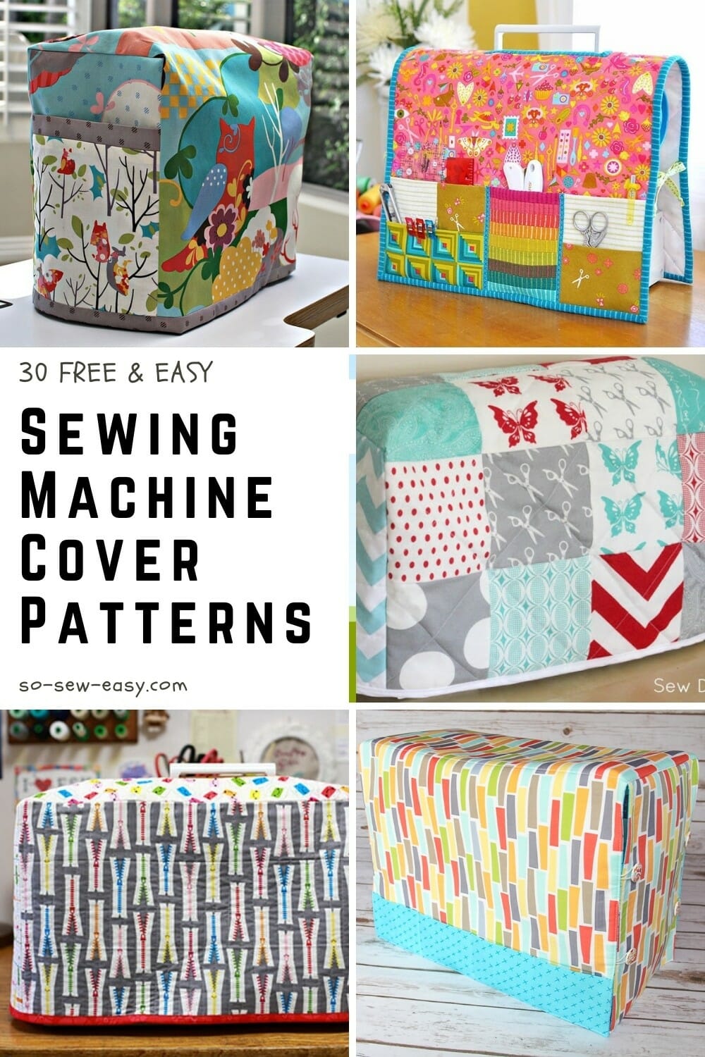 30 Free Sewing Machine Cover Patterns So Sew Easy