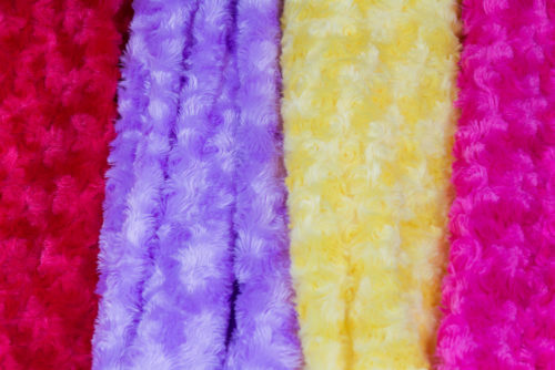 Types of fleece - minky fabric