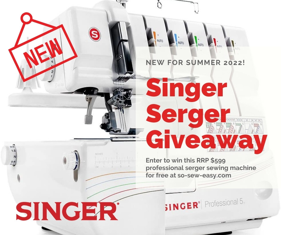 NEW Singer Professional 14T968DC Serger Overlock Giveaway - Just in Time  for Summer!