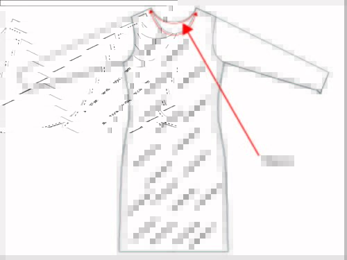 Turtleneck Dress Pattern