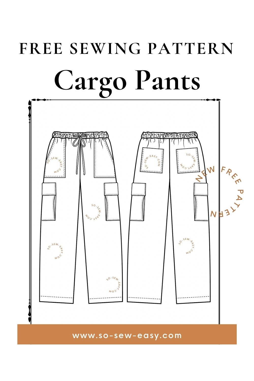 Cargo Pants Free Pattern - From War To Fashion Statement