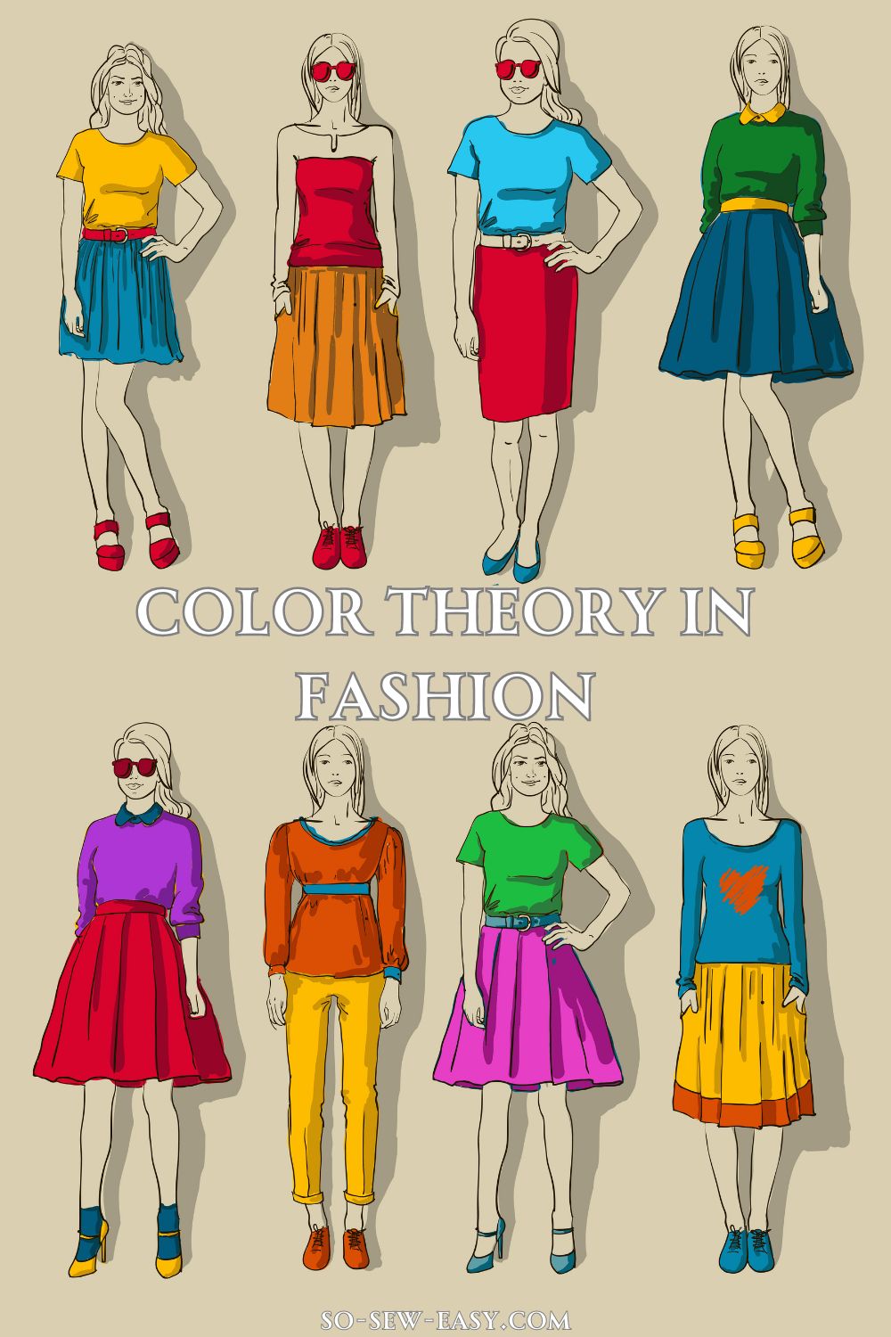 Color Theory In Fashion - The Clothing Color Wheel
