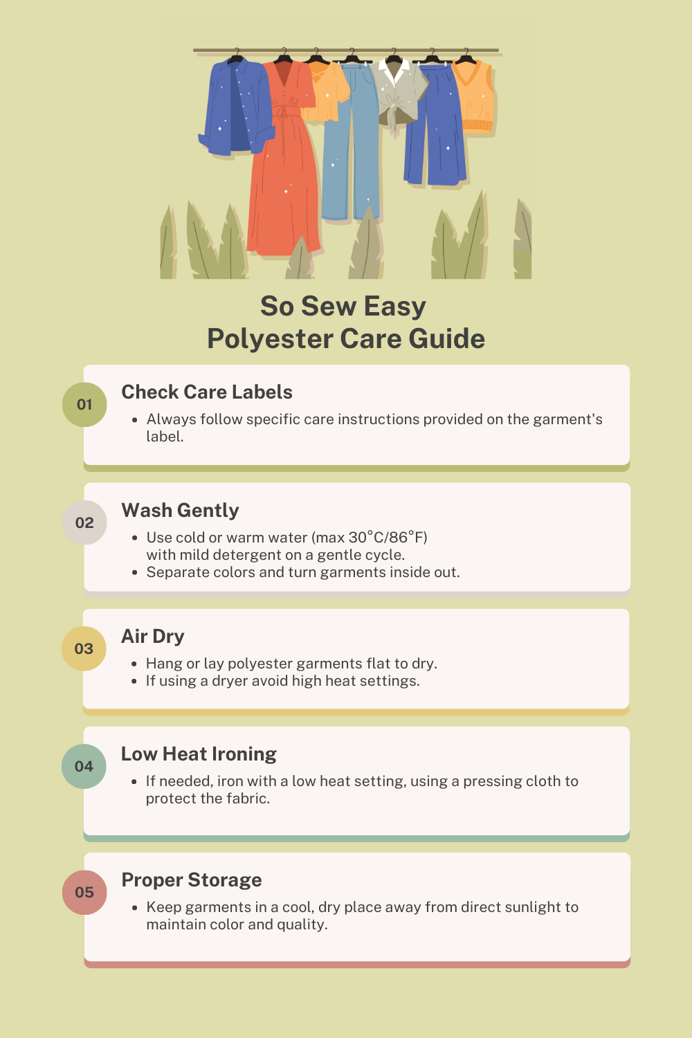 Will Polyester Shrink? When, How, And Why... So Sew Easy
