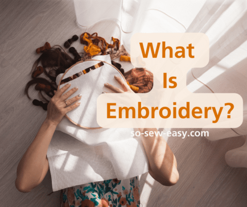 what is embroidery