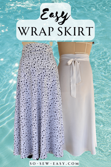 DIY Mini Wrap Skirt, How to Make a Wrap Skirt
