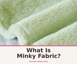 What is minky fabric titled hero image with plush green fabric background